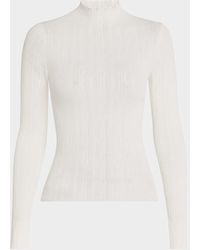 A.L.C. - Hugh Fine-Knit Mock-Neck Top - Lyst