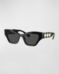 Swarovski - Imber Acetate & Plastic Cat-Eye Sunglasses - Lyst