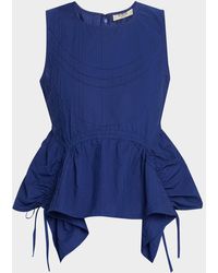 Sea - Camden Cotton Poplin Tank Top - Lyst