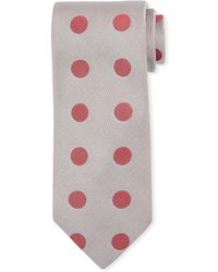 John G Hardy Mens Silk Necktie Large Scale Regimental Stripe Black Blue White