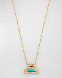 Sorellina - 18K Necklace With Inlay And Gh-Si Diamonds, 18"L - Lyst