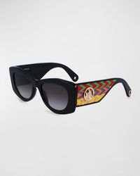 Lanvin - Mother & Child Acetate Butterfly Sunglasses - Lyst