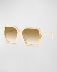 Tory Burch - Gradient Plastic Square Sunglasses - Lyst