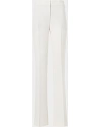 Akris - Carl Linen-Wool Straight-Leg Pants - Lyst