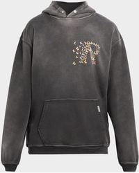 Represent - Apos;S Butterfly Initial Faded Cotton Hoodie - Lyst