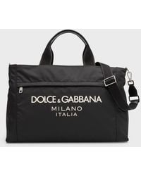 Dolce & Gabbana - Nylon Logo Duffel Bag - Lyst