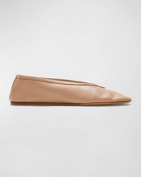 Le Monde Beryl - Luna Calfskin Ballerina Flats - Lyst