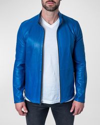 Maceoo - Apos;S Reversible Leather Lab Jacket - Lyst