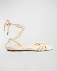 Alexandre Birman - Vicky Knotted Rope Ankle-Tie Sandals - Lyst