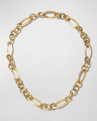 Marco Bicego - Jaipur Link 18k Yellow Gold Mixed Link Necklace - Lyst