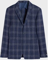 Bugatchi - Apos;S Windowpane Two-Button Blazer - Lyst