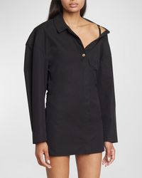 Jacquemus - La Mini Robe Chemise Button-Front Mini Dress - Lyst