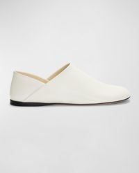 Loewe - Toy Leather Slipper Loafers - Lyst