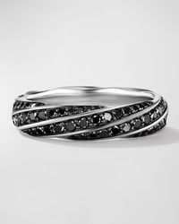 David Yurman - Cable Edge Band Ring In Silver, 6mm - Lyst