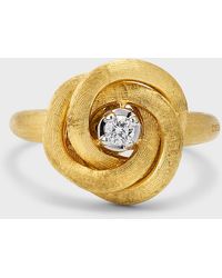 Marco Bicego - Jaipur Link 18k Yellow Gold Ring With Diamonds, Size 7 - Lyst