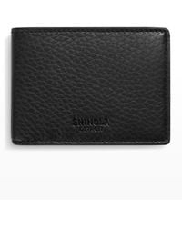 Shinola - Slim Leather Bifold Wallet - Lyst
