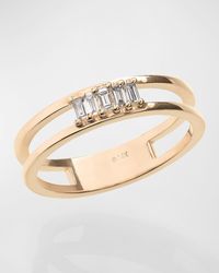 Lana Jewelry - 14k Gold Baguette Diamond Double Eternity Band Ring - Lyst