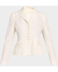 RÙADH - The Blair Slim Wool-Silk Jacket - Lyst