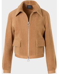 Akris - Sady Lamb Shearling Short Jacket - Lyst