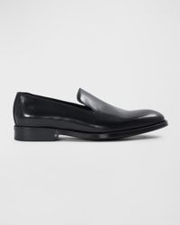 Paul Stuart - Crest Leather Loafers - Lyst