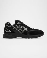 Burberry - Apos;S Eclipse Mesh And Suede Runner Sneakers - Lyst
