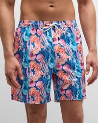 Swims - Bari Jellyfish-Printed Swim Shorts - Lyst