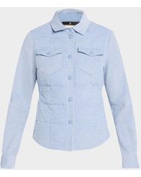 Moncler - Nangy Corduroy Down Shirt Jacket - Lyst