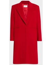 Givenchy - Single-Breasted Mid-Length Wool Coat - Lyst