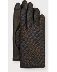 Agnelle - Woven Leather Gloves - Lyst
