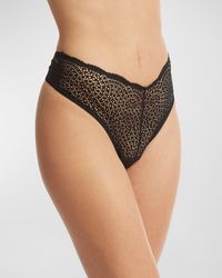 Hanky Panky - Wrapped Around You Geometric Lace Thong - Lyst