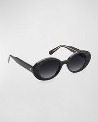 Krewe - Alixie Acetate Oval Sunglasses - Lyst