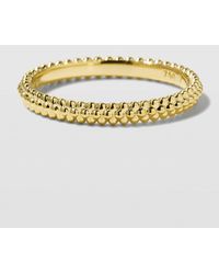Lagos - 18k Caviar Micro Bead Stack Ring, Size 7 - Lyst