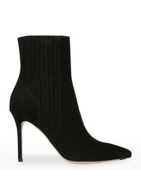 Veronica Beard - Lisa Suede Ankle Boots - Lyst