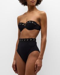 Zimmermann - Alight Eyelet Balconette Bikini Top - Lyst