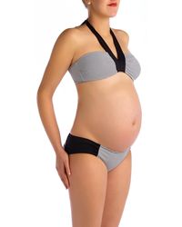 Pez D'or - Maternity Montego Bay Textured Two-Piece Bikini Swim Set - Lyst