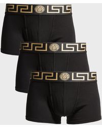 Versace - 3-pack Low Rise Greca Trunk - Lyst