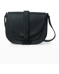 Callista - Mini Gitane Saddle Leather Crossbody Bag - Lyst