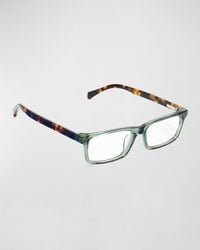 Eyebobs - Number Cruncher Rectangle Acetate Reader Glasses - Lyst