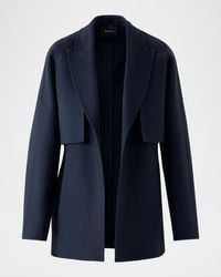 Akris - Duo Cashmere Double-Face Wrap Coat With Detachable Bolero - Lyst