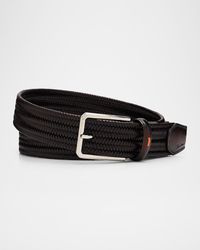 Santoni - Apos;S Woven Leather Belt - Lyst
