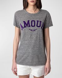 Zadig & Voltaire - Walk Amour T-Shirt - Lyst