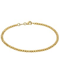 Zoe Lev - 14k Gold Diamond-cut Bead Bracelet - Lyst