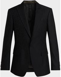 Etro - Apos;S Leopard-Jacquard Single-Breasted Sport Coat - Lyst
