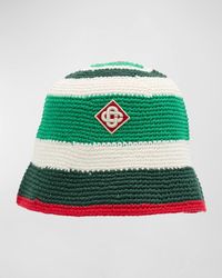 Casablancabrand - Cotton Crochet Bucket Hat - Lyst