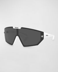 Versace - Ve4461 Medusa Horizon Shield Sunglasses - Lyst