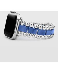 Lagos - Smart Caviar Ultramarine Ceramic Link Watch Band, 38-45mm - Lyst