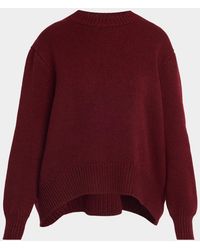 The Row - Parth Cashmere Oversized Crewneck Sweater - Lyst