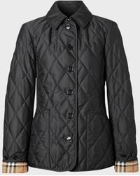Burberry - Diamond Quilted Thermoregulated Jacket - Lyst