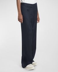 Moncler - Mid-Rise Straight-Leg Trousers - Lyst