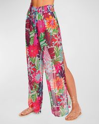 Ramy Brook - Lancaster Multi-flower Printed Pants - Lyst
